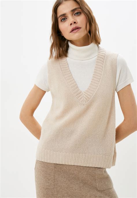 Жилет Gerry Weber, цвет: бежевый, MP002XW0LN65 — купить в интернет ...