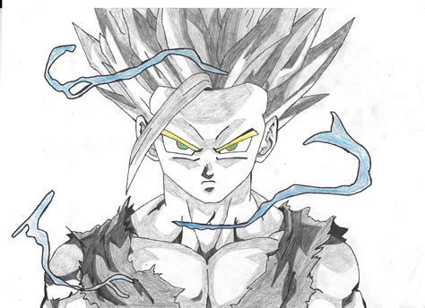 gohan fan art dbz