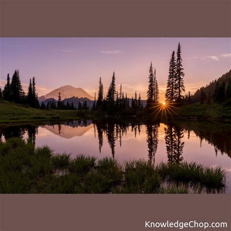 Sunset at Upper Lake Tipsoo, Mt Rainier. [OC] 2560 x 1733. | 🥷 ...