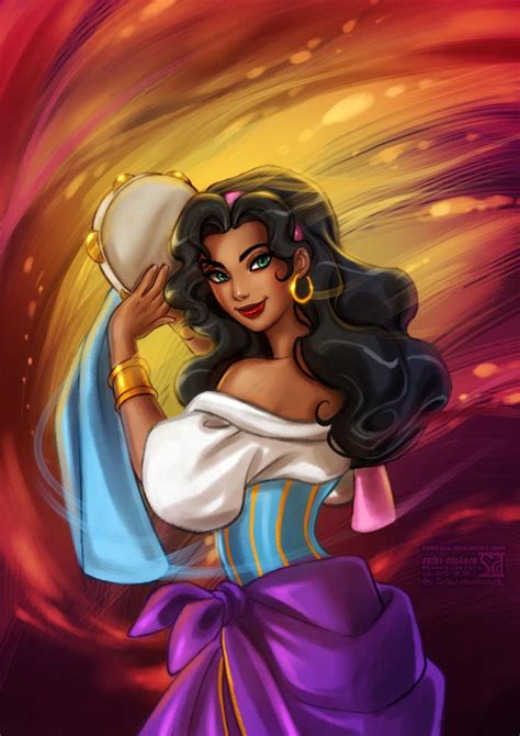 Hunchback of Notre-Dame: Esmeralda by daekazu on @DeviantArt
