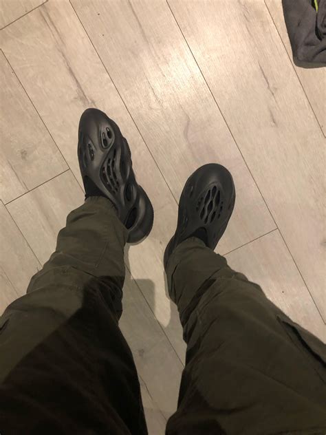 Got the goofy ahh yeezy crocs for christmas 💀💀💀 : r/teenagers