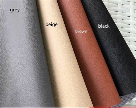 PVC Leather By the Metre, Faux Synthetic Leather Vinyl for UPHOLSTERY ...