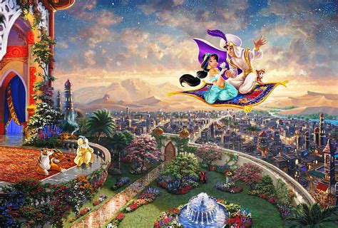 HD wallpaper: Disney Aladdin and Jasmin wallpaper, jasmine, sultan ...