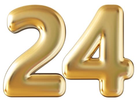 gold  number   png