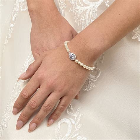 christmas wedding jewelry pearl simple 8