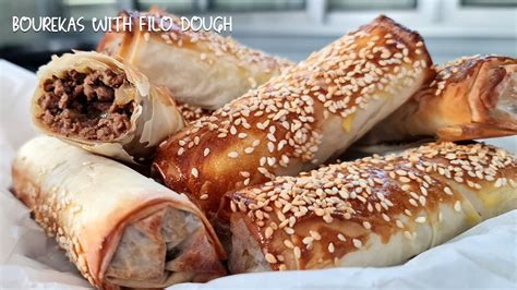 Бурекас из теста фило легкий и вкусный рецепт - YouTube