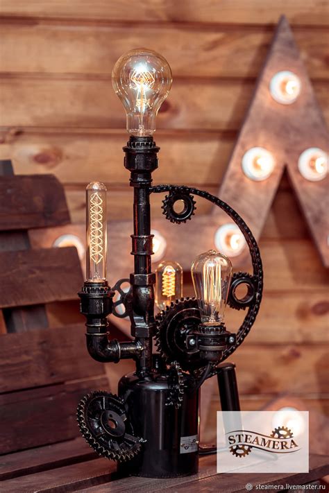 Светильник ночник ЛОФТ стимпанк steampunk купить в интернет-магазине ...