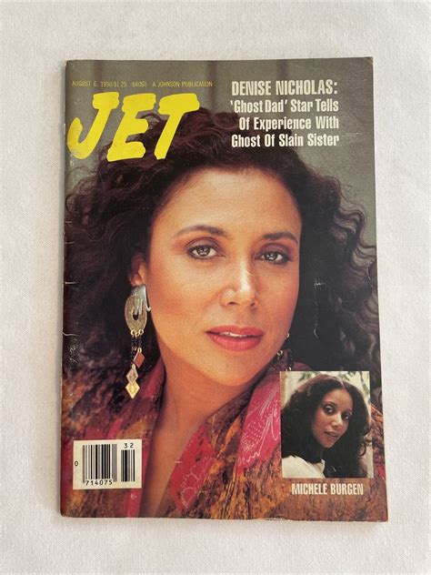 1990 August 6 JET Magazine, Denise Nicholas ‘Ghost Dad’ (MH37) | eBay