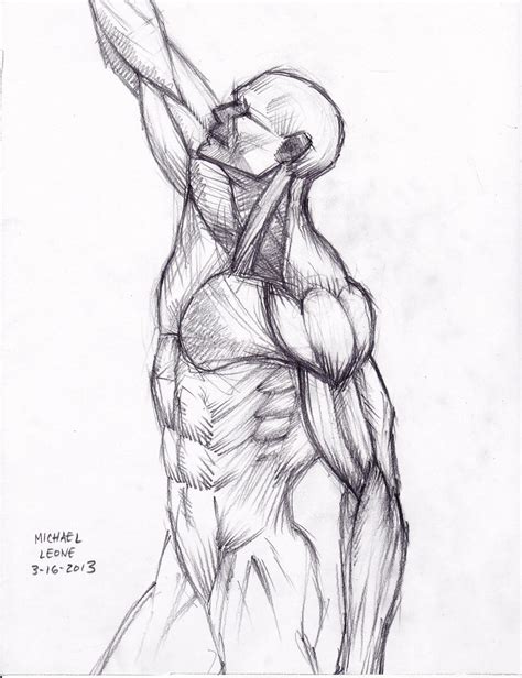Anatomy Sketch 3-16-2013 by myconius on DeviantArt