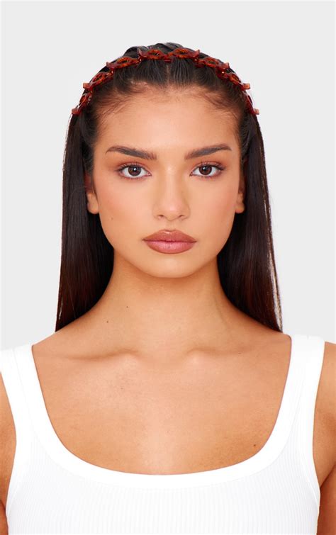 Tortoiseshell Twist Hair Clip Headband | PrettyLittleThing KSA