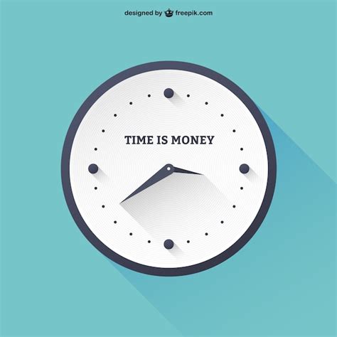 tempo  dinheiro vetor gratis