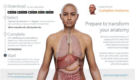 Complete Anatomy Free Code