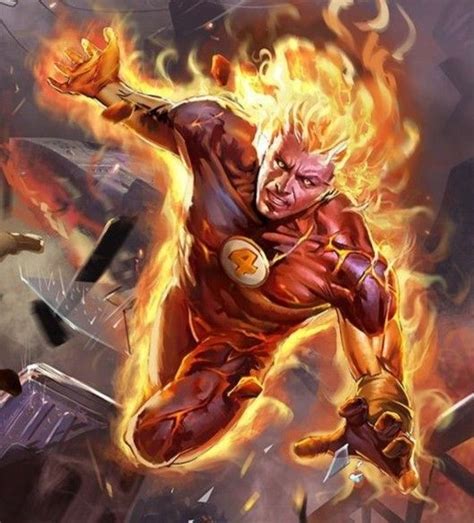 human torch johnny storm human torch marvel comic universe
