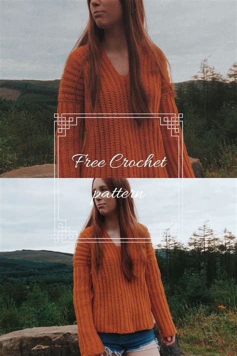 Crochet ribbed sweater pattern – Artofit