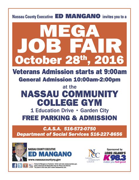 Nassau County Mega Job Fair at Nassau Community College