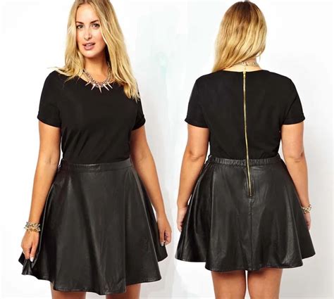 xxxxxxl  size women vestidos dresses fashion xl xl pu patchwork