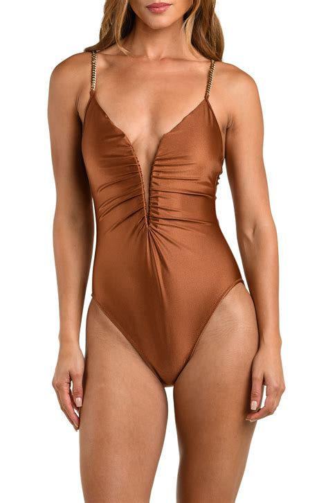 Lilou Shimmer V-Wire One-Piece Swimsuit (Women) | Nordstrom