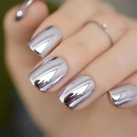 Metallic Nail Art Designs (7) - K4 Fashion