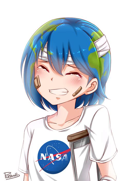 Earth-chan - Personification - Zerochan Anime Image Board