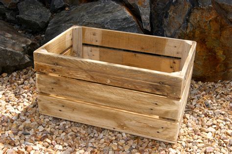 Recycled hand made old crate