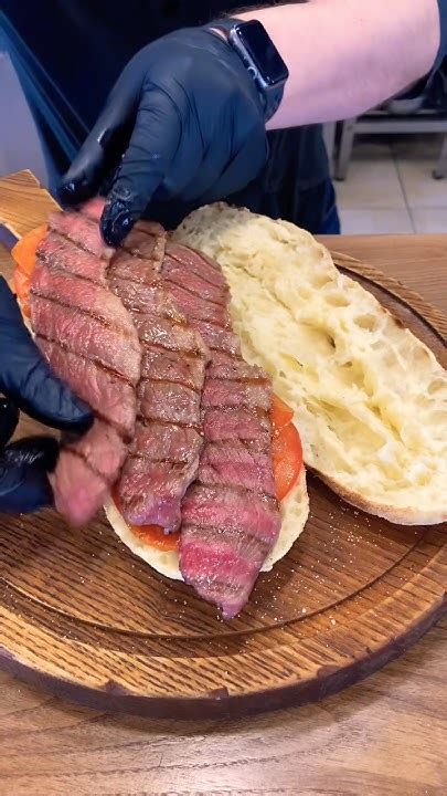 Стейк-Сендвич Минутка #bbq #grill #sandwich #steak - YouTube
