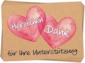 Logbuch-Verlag 25 Aufkleber HERZLICHEN DANK FÜR IHRE UNTERSTÜTZUNG ...
