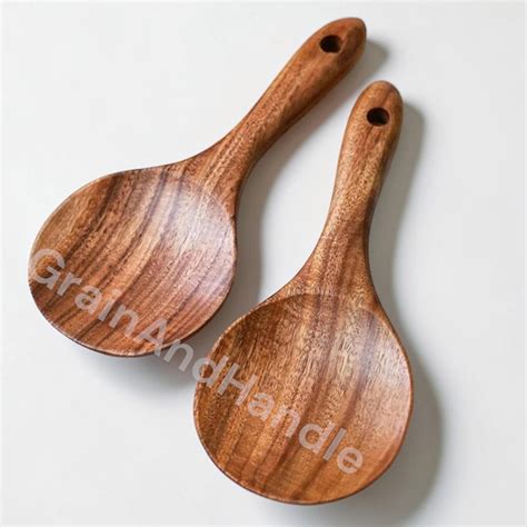 wood rice spoon wooden rice paddle scoop ladle big serving spoon