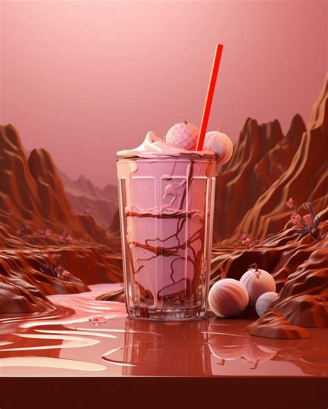 Premium Photo | White Plastic Cup Chocolate Shake
