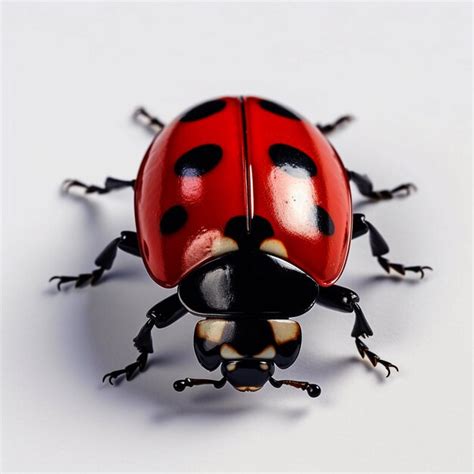premium photo focus  ladybug anatomy