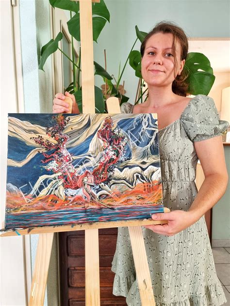 My painting of Malenia 🦋 About 25h of work. Hope you liked it! : r ...