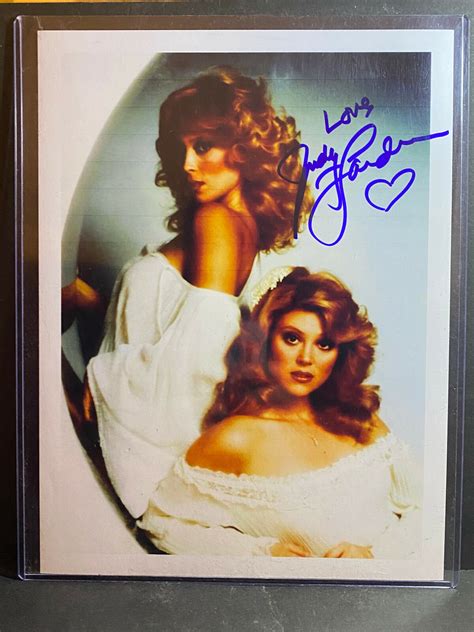 Signed Judy Landers 8x10 Photo AUTOGRAPHED Playboy "Match Game" "Happy