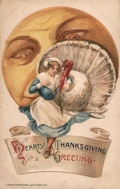 Vintage Thanksgiving Postcards – My Calendar Land