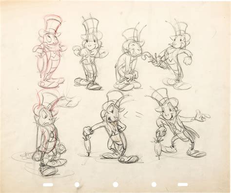 Jiminy Cricket Sketch at PaintingValley.com | Explore collection of ...