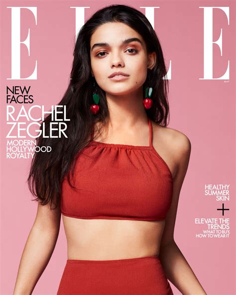 Rachel Zegler - ELLE Magazine April 2022 • CelebMafia