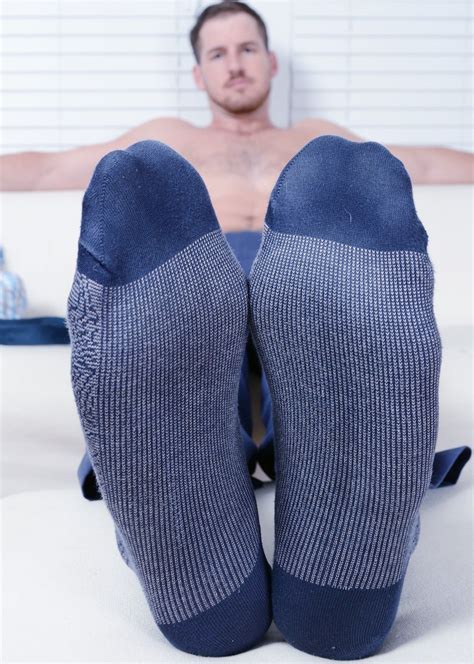 Handsome man's dress socks