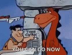 Fred Flinstones Clock Out GIF - FredFlinstones ClockOut TimeClock ...