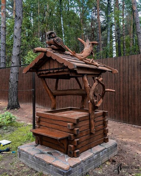 Колодец из дерева в интернет-магазине Ярмарка Мастеров по цене 95000 ...