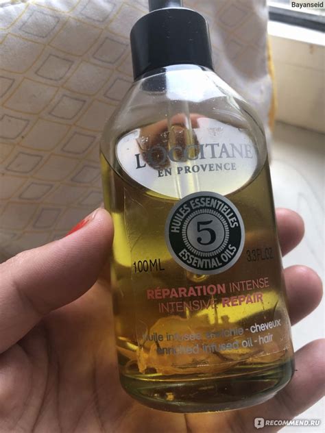 Масло для волос L`Occitane Repairing oil - «Глубокое питание волос ...