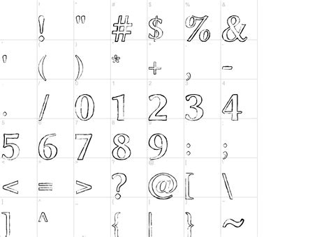 Chalk Line Outline Font | UrbanFonts.com