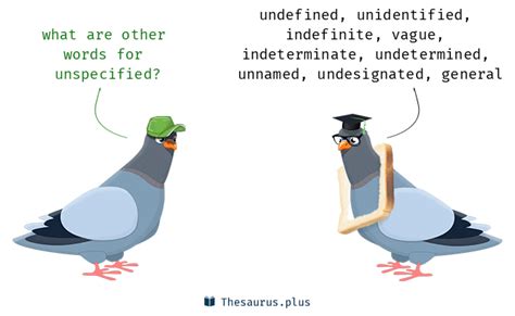 Words Indefinite and Unspecified have similar meaning