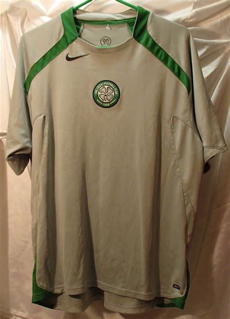 celtic football club soccer jersey mens size large nike dri fit