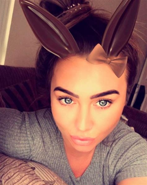 Eek! Lauren Goodger suffered a major makeup fail on night out