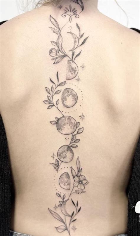enchanting moon phase tattoos meanings tattoo   tatuaje