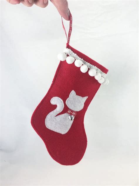 Cat Christmas Stocking | Christmas stockings, Christmas cats, Cat ...