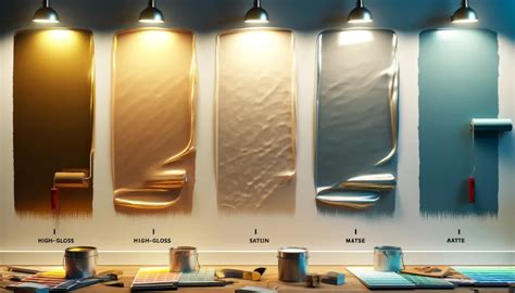 satin  matte  gloss  guide  paint finish choice