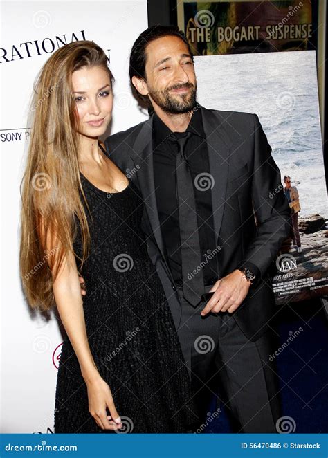 Adrien Brody и Lara Lieto редакционное фото. изображение насчитывающей