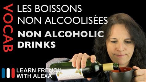 non-alcoholic drinks in French (basic French vocabulary from Learn ...