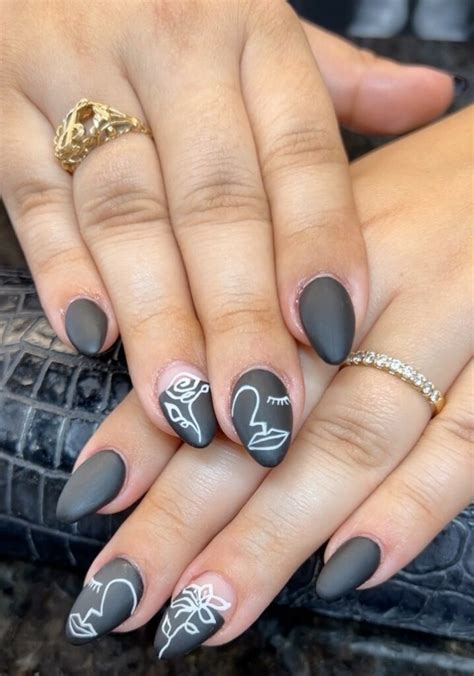 35 Latest Black Matte Nail Designs To Try In 2024!