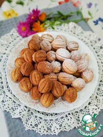 Печенье "Орешки" с фундуком – кулинарный рецепт