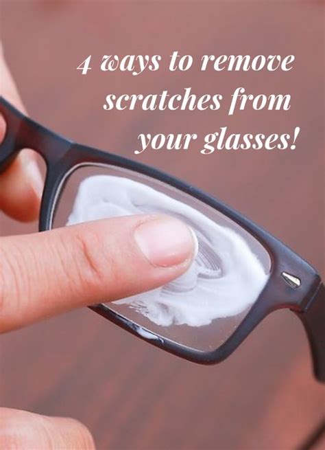 how to get a scratch out of glasses